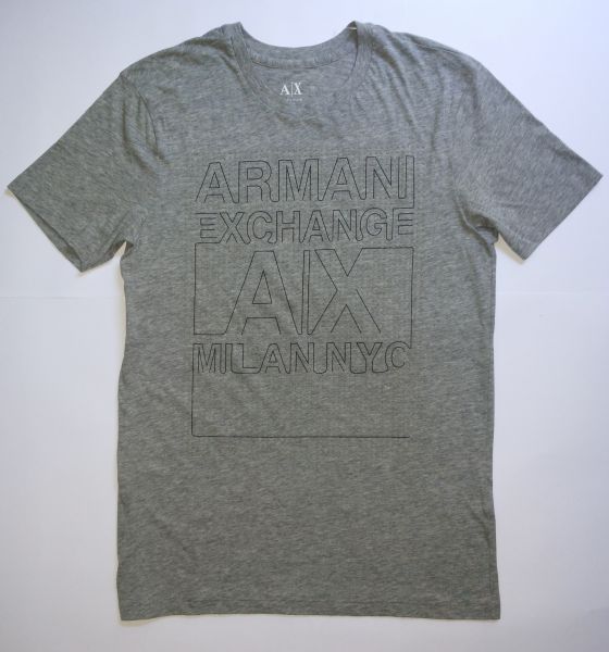 CAMISETA CINZA ARMANI