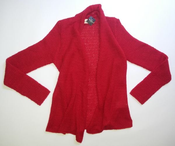 CARDIGAN VERMELHO HOLLISTER